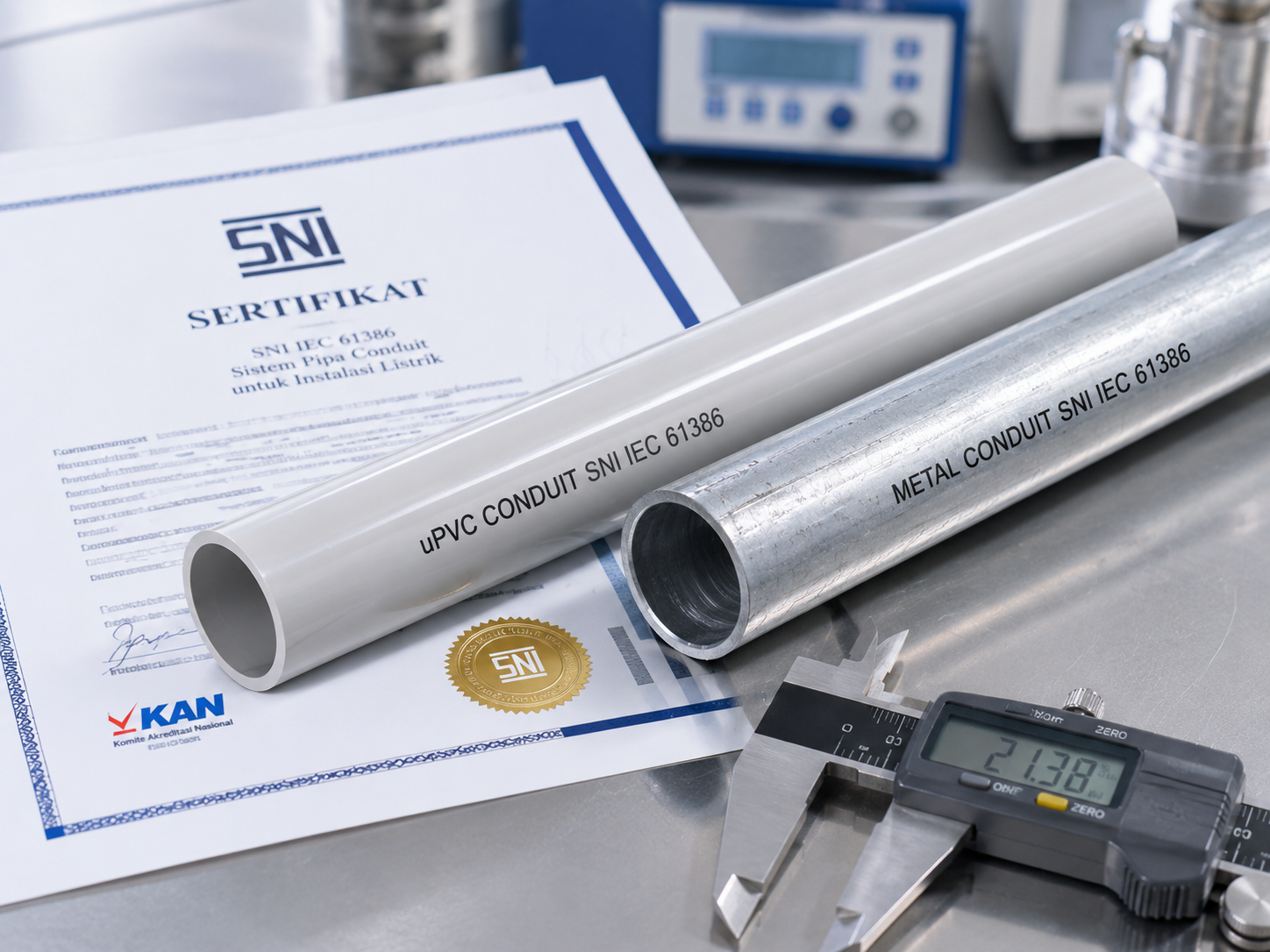 Syarat & Alur Sertifikasi SNI Pipa Conduit PVC dan Logam