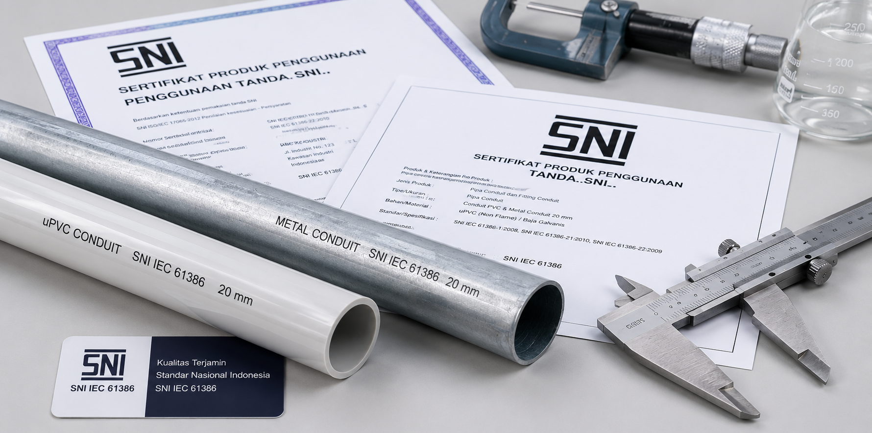 Syarat & Alur Sertifikasi SNI Pipa Conduit PVC dan Logam